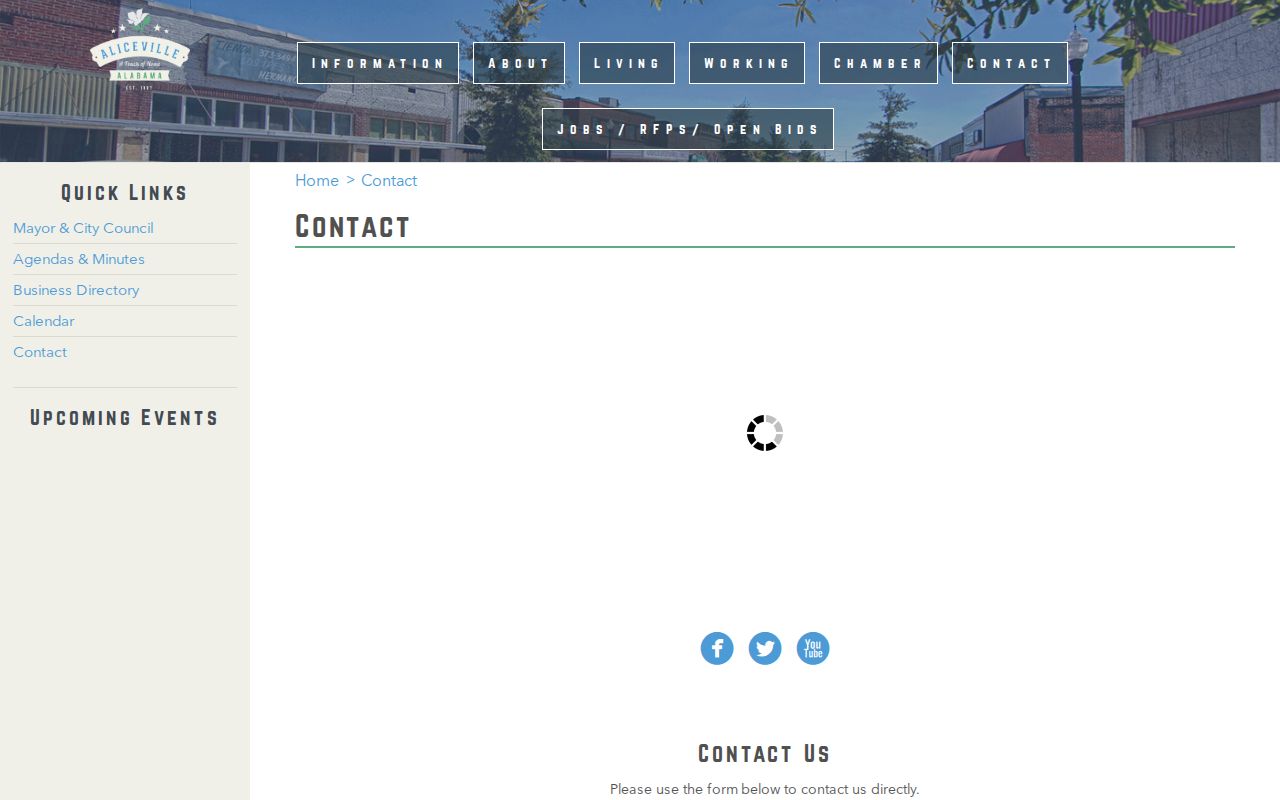 Aliceville criminal record request contact channel